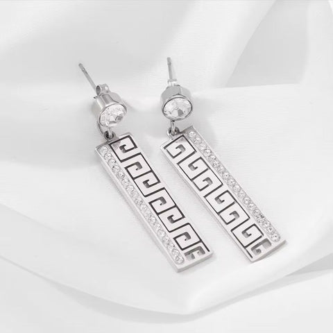 Fashion PVD Gold Plated Stainless Steel Jewelry Women Earring