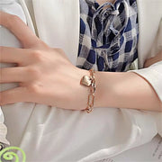 Fashion Jewelry Classic Women'S Stainless Steel Hearts Chain Hip Hop Bracelet for Men