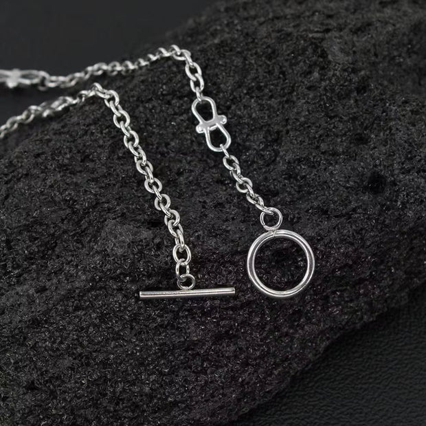 Fashion Long Chain Stainless Steel Necklace Wrapped Bracelets Sweater Chains Necklaces Jewelry
