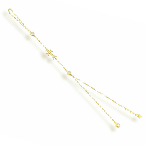 Double Cross Me Hand Chain