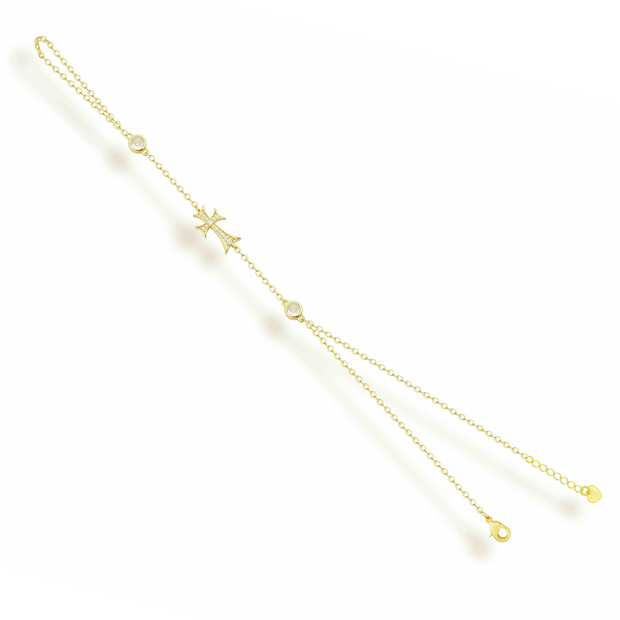 Double Cross Me Hand Chain