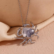 Crab Pendant Necklace 18K Gold Plated Stainless Steel Jewelry Christmas Gift Ideas 2024