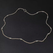 Fashion Long Chain Stainless Steel Necklace Wrapped Bracelets Sweater Chains Necklaces Jewelry