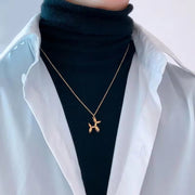 Fashion Jewelry Trendy 18K Gold Plated Stainless Steel Dog Chains Necklace for Women Mom Gifts