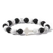 Crossed Stone Bracelet